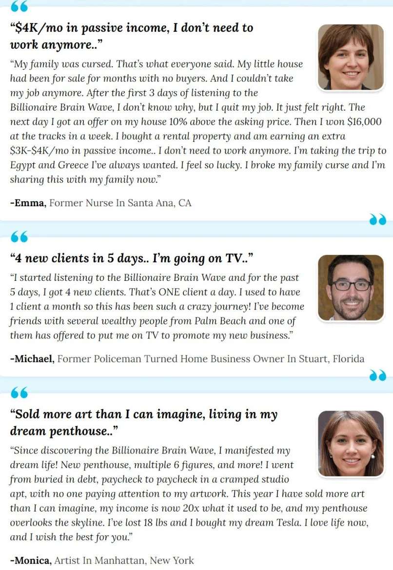 Customer Testimonials